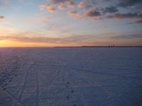 Закат на Финском заливеЗакат на замёрзшем Финском заливе. 2009 г.Автор фото - Игорь Замятин